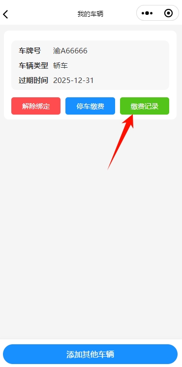 淘集停车缴费记录入口